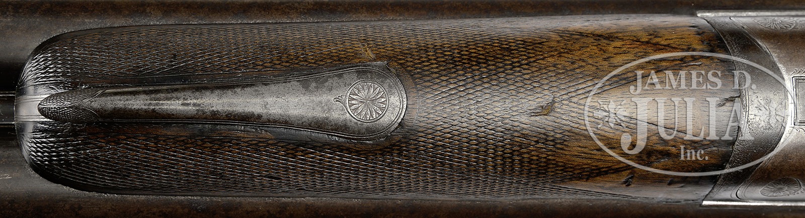 8 BORE RODDA HAMMER DOUBLE RIFLE ONCE OWNED BY JACK LOTT.